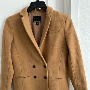 Wool blend classic double breasted sport coat